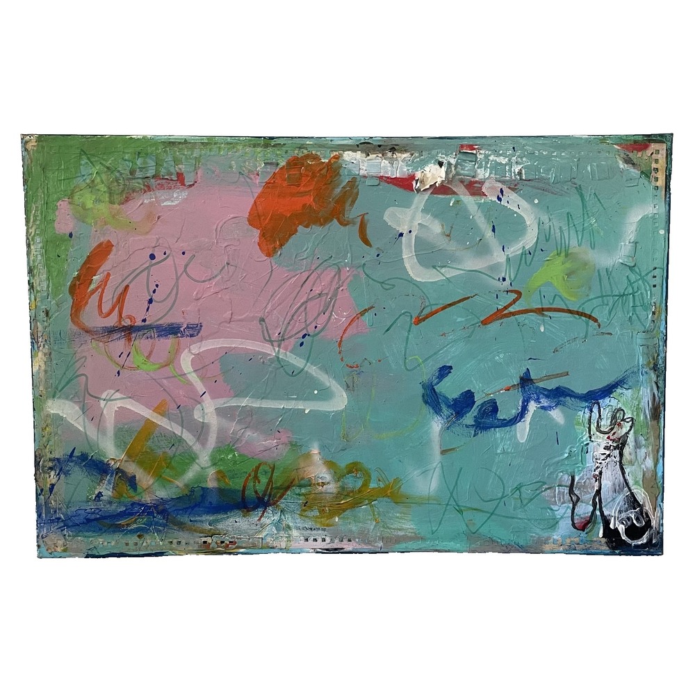 O 2x3 Ft THE UNSEEN Original Abstract Expressionism Contemporary Fine Art Canvas